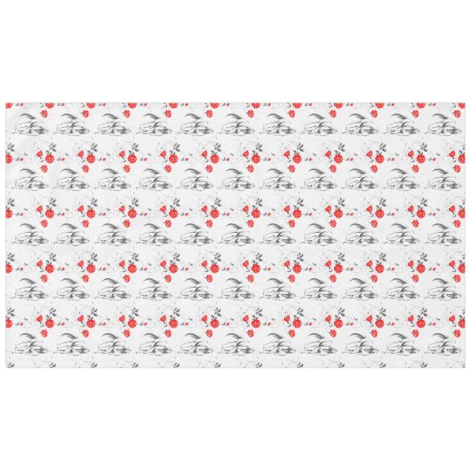 Barock Horse Tablecloth Tischdecke (Vorderseite (Horizontal))