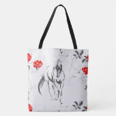 Barock Horse Tote Bag Tasche (Vorderseite)