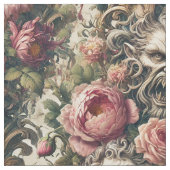 Barock Hungerschmerzen - Gotische Erklärung Tile Stoff (Nahaufnahme)