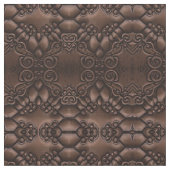 Barock-Imitate Leather Brown Pattern Stoff (Nahaufnahme)