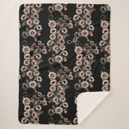 Barock Inspiriert Botanische Weichpinke und Grüntö Sherpadecke