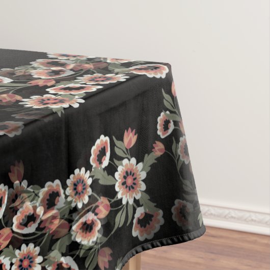 Barock Inspiriert Botanische Weichpinke und Grüntö Tischdecke (Beispiel)