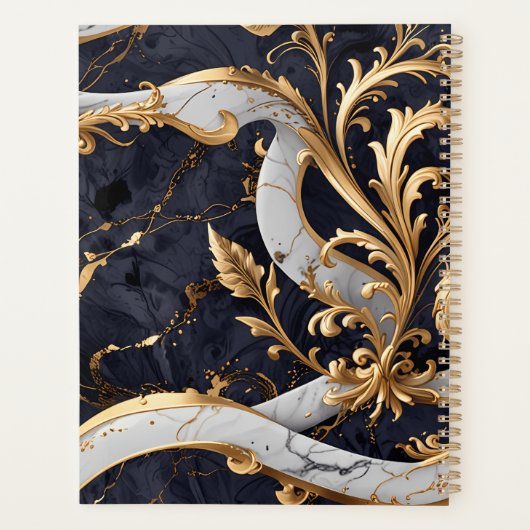 Barock Inspiriert Luxus Planer (Rückseite)