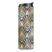 Barock Nahtloses Muster. Vintages Ziergebiet Thermosbecher (Nach links gedreht)