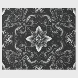 Barock Noir Wrapping Paper Geschenkpapier
