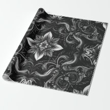 Barock Noir Wrapping Paper