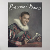 Barock Obama Poster (Vorne)