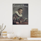 Barock Obama Poster (Küche)