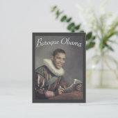 Barock Obama Postkarte (Stehend Vorderseite)