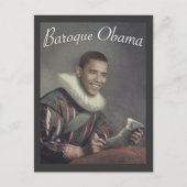 Barock Obama Postkarte (Vorderseite)