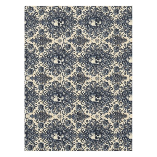Barock Punk - Gothic Large Print Tischdecke (Vorderseite)