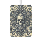 Barock Punk - Gothischer Schädel Autolufterfrischer (Rückseite)
