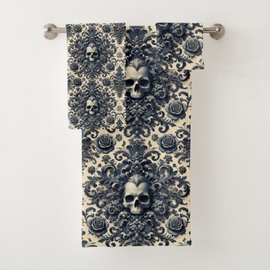 Barock Punk - Gotisch Viktorianisch Badhandtuch Set (Insitu)
