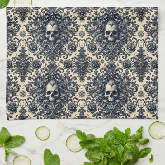 Barock Punk - Gotisch Viktorianisch Geschirrtuch (Gefaltet)