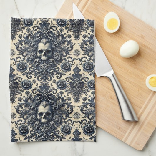 Barock Punk - Gotisch Viktorianisch Geschirrtuch (Viertel Falte)