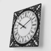 Barock Quadratische Wanduhr (Winkel)