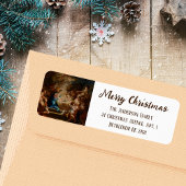 Barock Religious Elegant Frohe Weihnachtskrippe