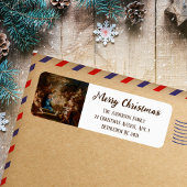 Barock Religious Elegant Frohe Weihnachtskrippe