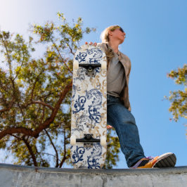 Barock-Retro-Klassiker-Muster Skateboard
