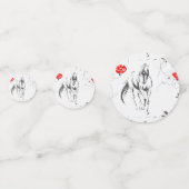 Barock Rock Table Confetti Konfetti (Rückseiten)