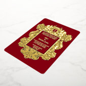 Barock Rokoko 17. Jh. Folieneinladung (Gedreht)