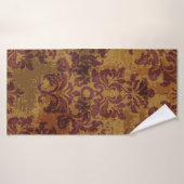 Barock-Rokoko-nahtloses Muster Badehandtuch (Badehandtuch)