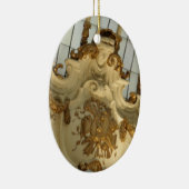 Barock-/Rokoko-Palast-Weihnachtsverzierung Keramikornament (Rechts)