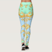 Barock Rokoko Renaissance Elegante Leggings (Rückseite)