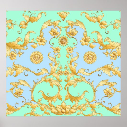 Barock Rokoko Renaissance Elegante Poster (Vorne)