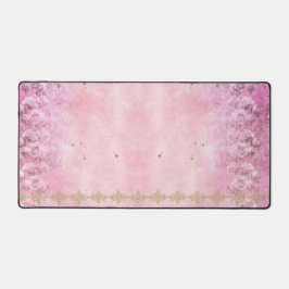 Barock, Rose, Damast, Grunge - Schreibtisch matt Schreibtischunterlage