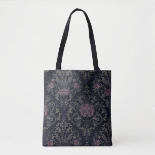 Barock-Rosen-Motten-Tasche – Gotische Florale Dama Tasche