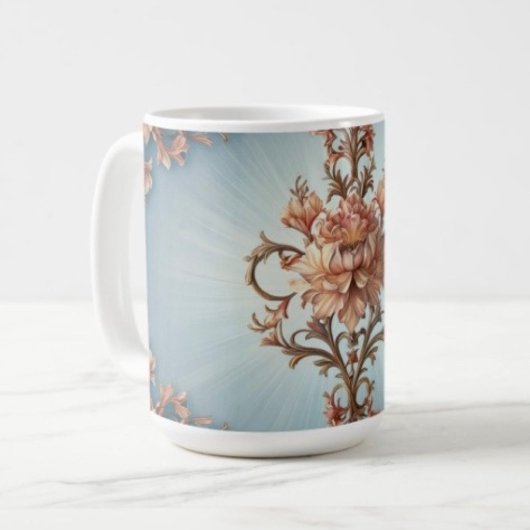Barock-Rosen-Tasse Kaffeetasse