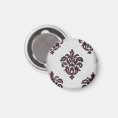 Barock ~ Schaltfläche Magnet (Vorderseite/Rückseite)