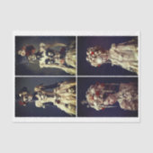 Barock & Steampunk Frauen & Skulls DQ7LF Decoupage Seidenpapier (Vorderseite)