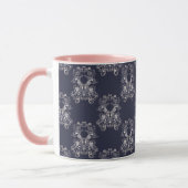 Barock-Stil Marine Muster. Tasse (Links)