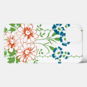 Barock-Tapete-Blume Case-Mate iPhone Hülle (Rückseite (Horizontal))