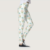 Barock-Tapete-Blume Leggings (Rechts)