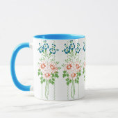 Barock-Tapete-Blume Tasse (Links)