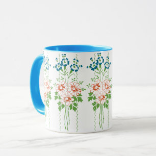 Barock-Tapete-Blume Tasse