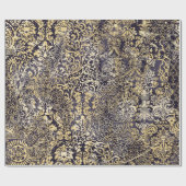 Barock- und Damasken-Arabesken-Motive, abstrakt Geschenkpapier (Flach)