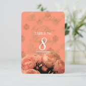 Barock und Ziegel - Tischnummer (Stehend Vorderseite)