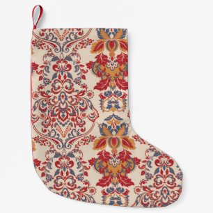 Barock-Vintage Tapete Kleiner Weihnachtsstrumpf