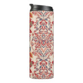 Barock-Vintage Tapete Thermosbecher (Nach rechts gedreht)