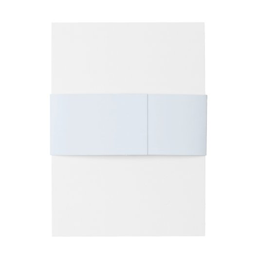 Barock Wappen Französisch Blue Initials Wedding Einladungsbanderole (Rückseitenbeispiel)