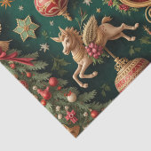 Barock Weihnachtszittel Seidenpapier (Detail)