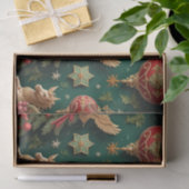 Barock Weihnachtszittel Seidenpapier (Geschenk)