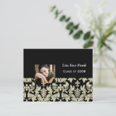 Barockabschlussparty lädt Postkarten ein (Stehend Vorderseite)