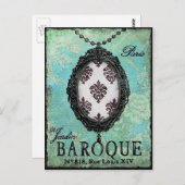 Barockanhänger ~ Postkarte (Vorne/Hinten)