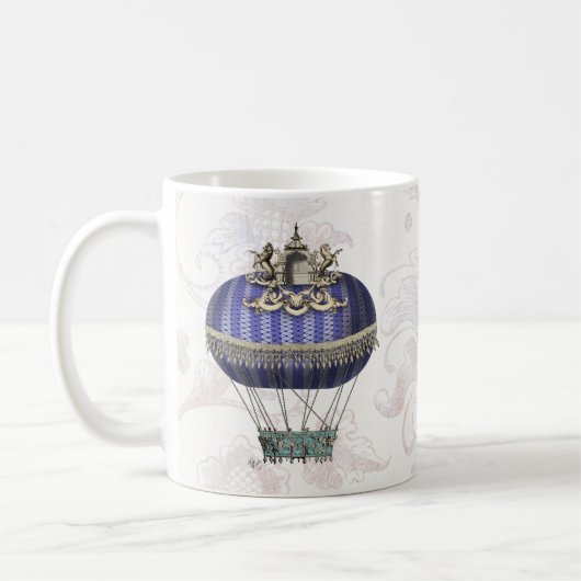 Barockballon mit Tempel Kaffeetasse (Links)