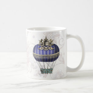 Barockballon mit Tempel Kaffeetasse
